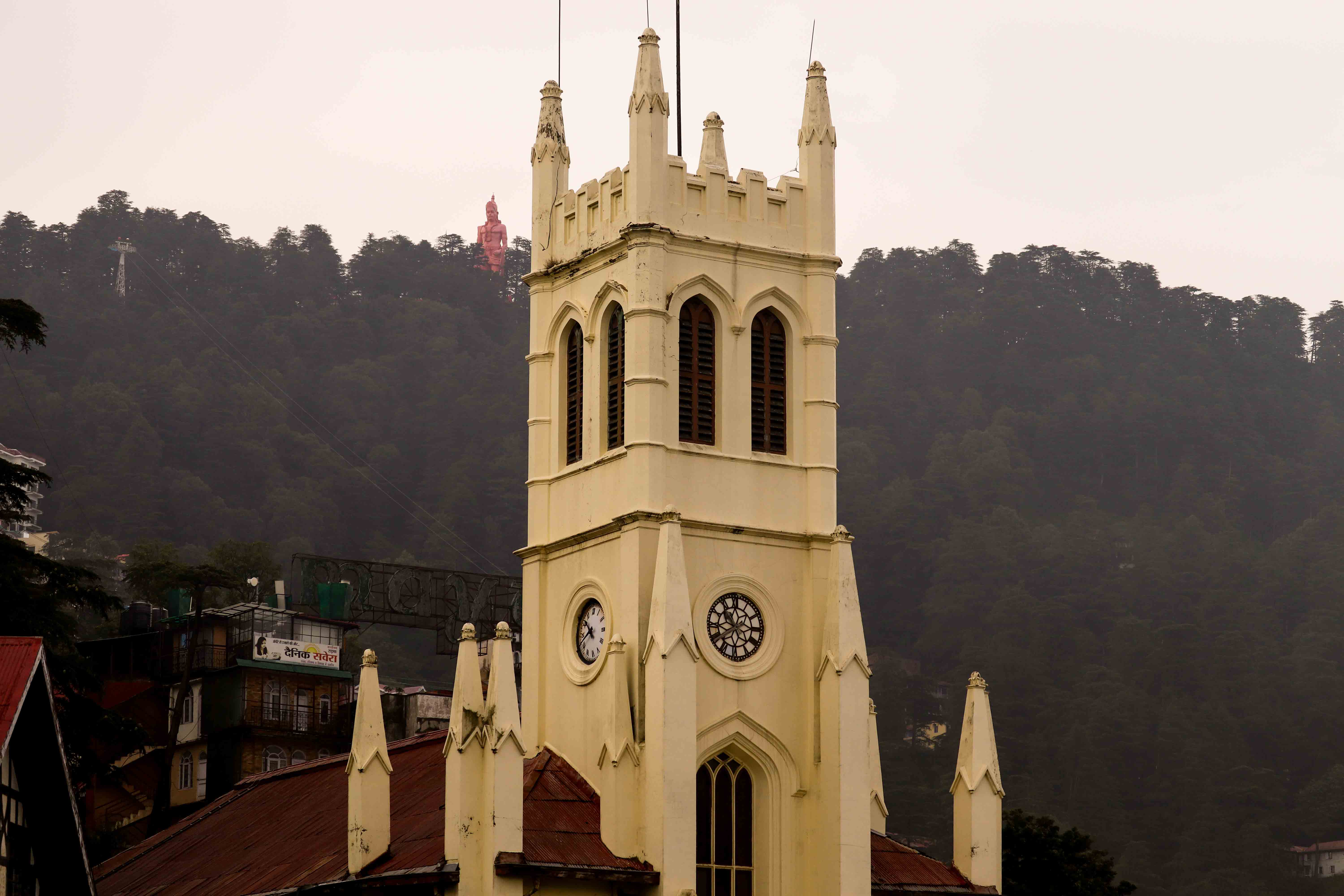 Shimla, Mall Road, Church, Himachal Pradesh
